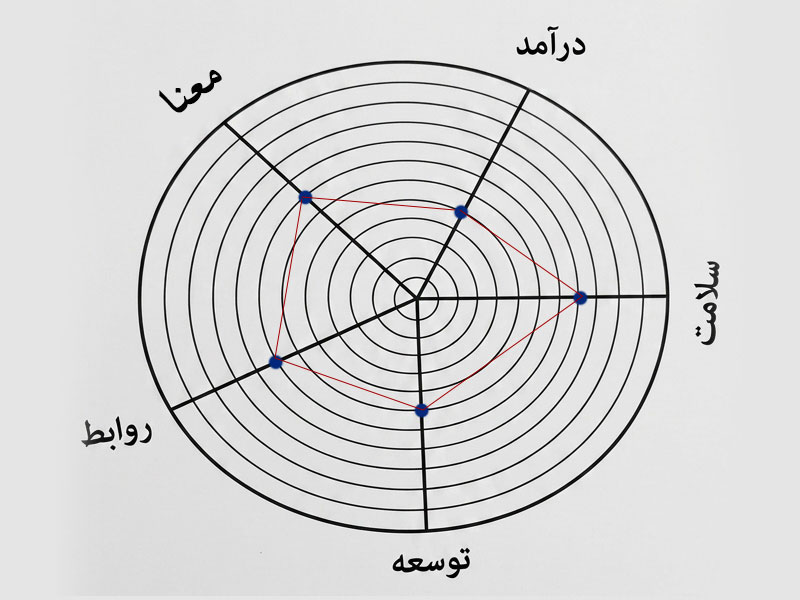 تمرین چرخ زندگی